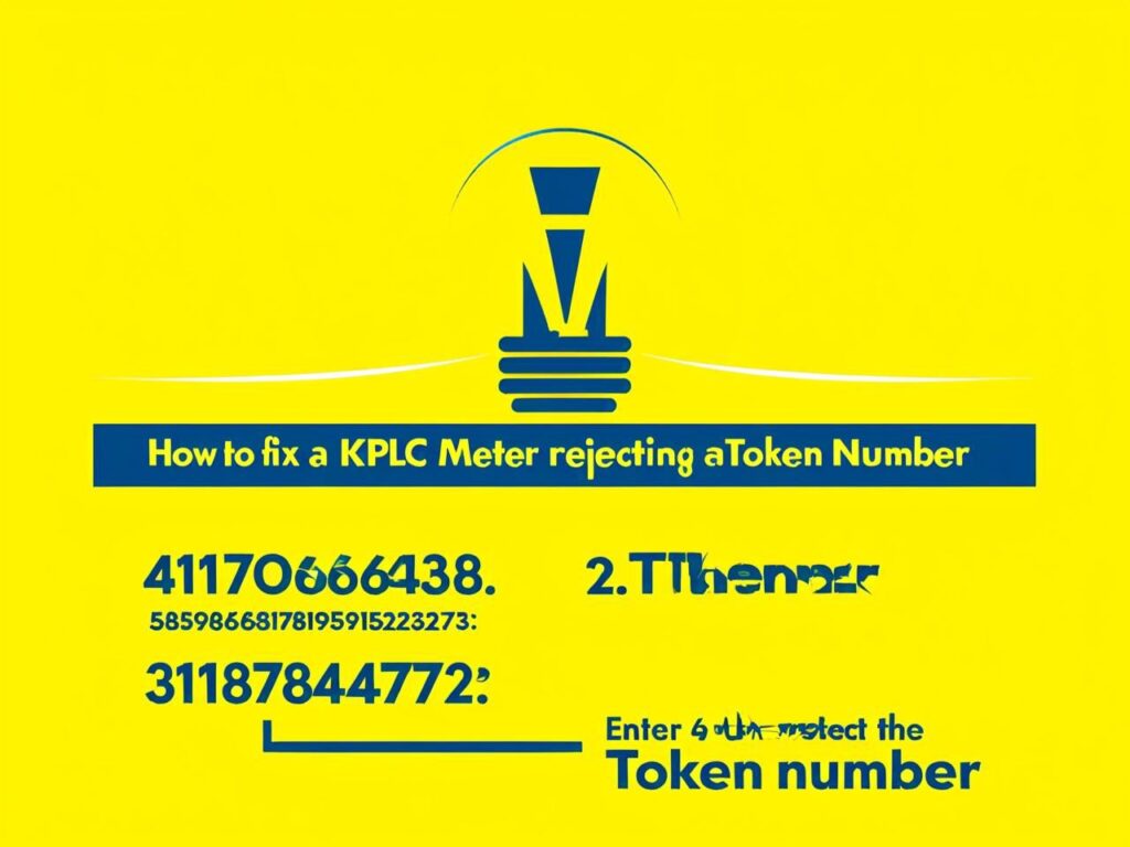 KPLC Meter Rejecting Token? Here's How to Fix It!